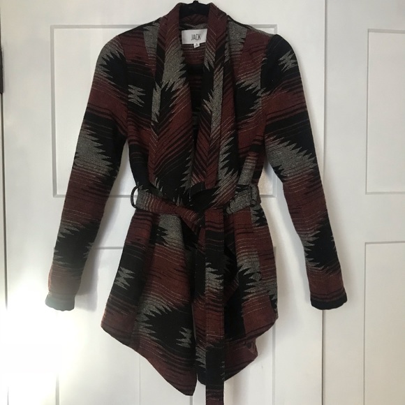 aztec wrap coat